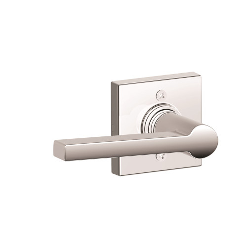 Schlage Residential J170 Solstice Dummy Lever Lock With Collins Trim Function, Decorative, Bright Polished Chrome