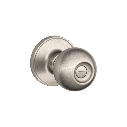 Schlage Residential J40 Corona Privacy Knob Lock Function, Satin Nickel
