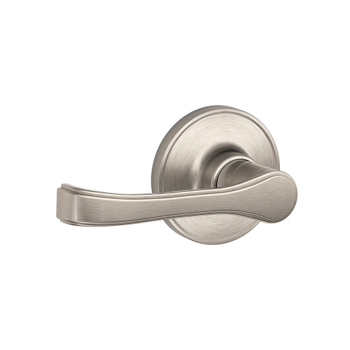 Schlage Residential J10 Torino Passage Lever Lock Function, Satin Nickel