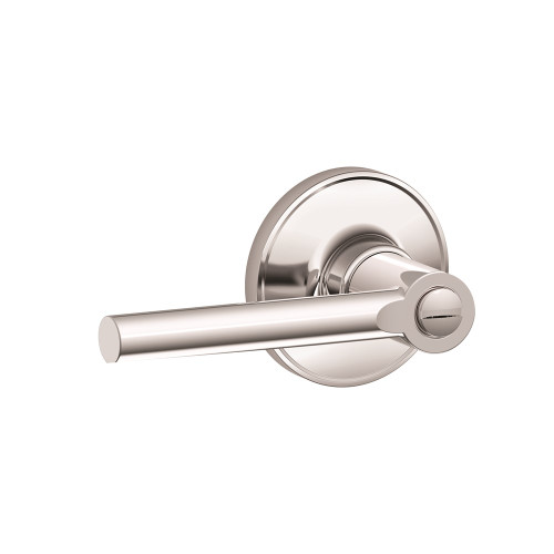 Schlage Residential J40 Broadway Privacy Lever Lock Function, Bright Polished Chrome