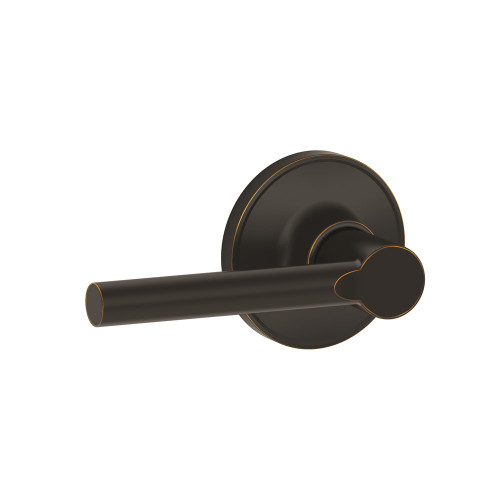 Schlage Residential J10 Broadway Passage Lever Lock Function, Aged Bronze