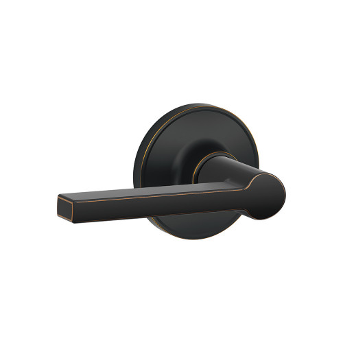 Schlage Residential J10 Solstice Passage Lever Lock Function, Aged Bronze