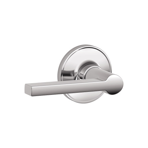 Schlage Residential J10 Solstice Passage Lever Lock Function, Bright Polished Chrome