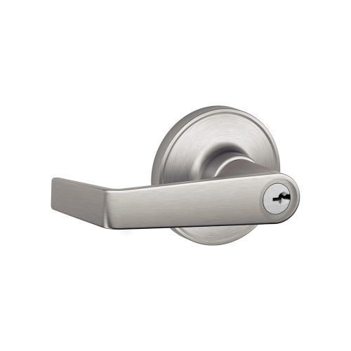 Schlage Residential J54 Marin Keyed Entry Lever Lock Function, Satin Stainless Steel