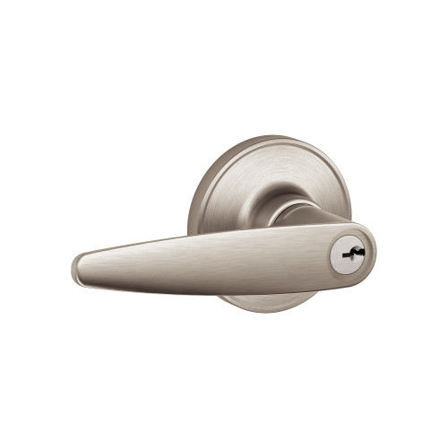 Schlage Residential J54 Dover Keyed Entry Lever Lock Function, Satin Nickel Schlage Residential J54 Dover Keyed Entry Lever Lock Function, Satin Nickel