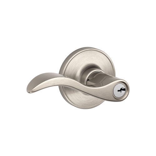 Schlage Residential J54 Seville Keyed Entry Lever Lock Function, Satin Nickel Schlage Residential J54 Seville Keyed Entry Lever Lock Function, Satin Nickel
