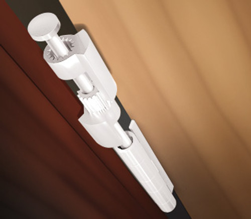 Perfect Products Door Saver 3 Low Profile Doorstop Residential Saver Ultra Stop, White