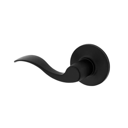 Safe Lock SL7000 Layton Dummy Lever, Round Rose, Right Hand, Matte Black