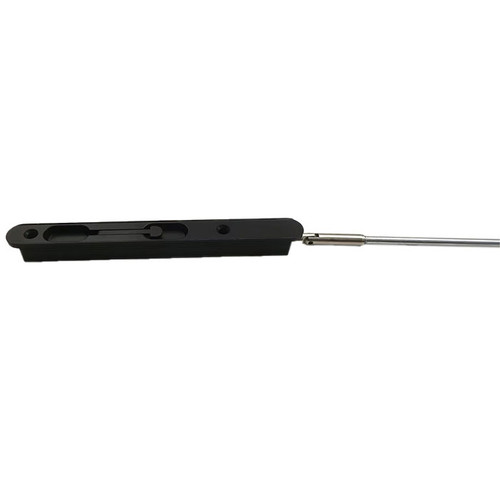 Orca Hardware 18" Flush Bolt With Round Corners X 7-3/8", Matte Black