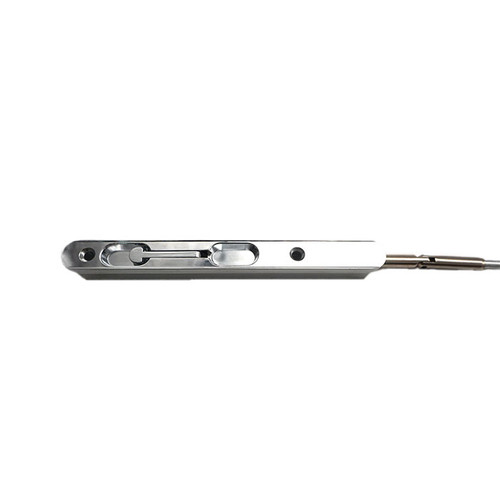 Orca Hardware 18" Flush Bolt With Round Corners X 7-3/8", Bright Polished Chrome