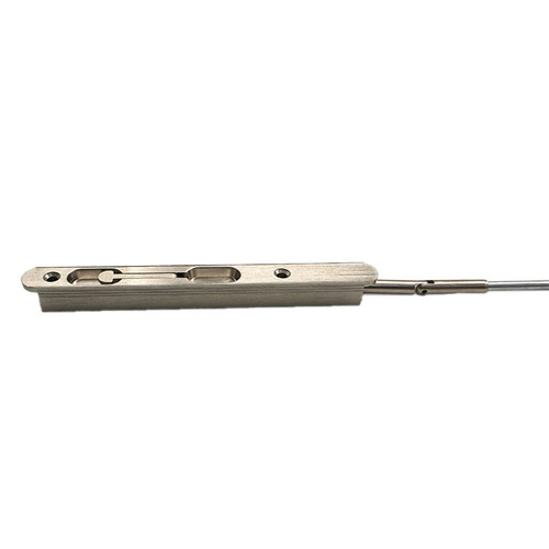 Orca Hardware 18" Flush Bolt With Round Corners X 7-3/8", Satin Nickel