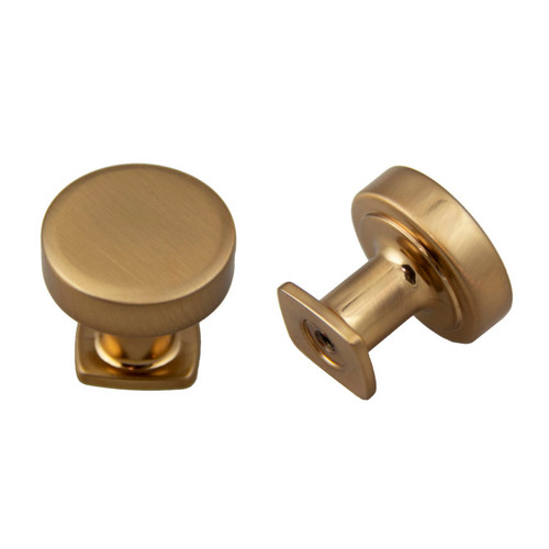 Orca Hardware Ck-18032 Round Cabinet Knob Mission Collection, Pull, 32mm Diameter, Zinc Alloy, Rose Gold