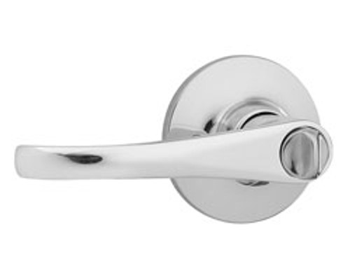 Safe Lock SL3000 Grapevine Privacy Lever, Round Rose, Round Corner Adjustable Latch, Round Corner Strike, Satin Nickel