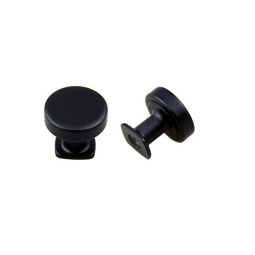 Orca Hardware Ck-18032 Round Cabinet Knob Mission Collection, Pull, 32mm Diameter, Zinc Alloy, Matte Black