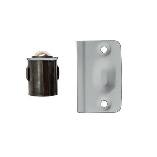 Orca Hardware Drive In Ball Catch With Radius Strike Cabinet, Bright Polished Chrome