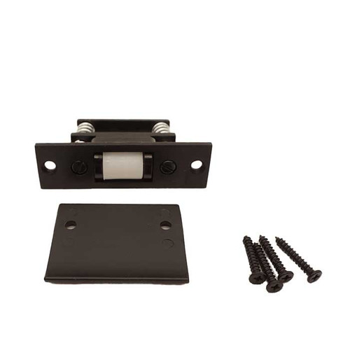 Orca Hardware Adjustable Roller Catch Heavy Duty, Matte Black