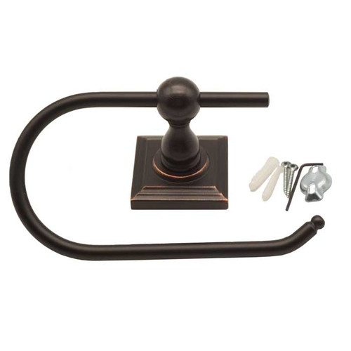 Orca Hardware Harstine Euro Toilet Paper Holder, Oil Rubbed Bronze