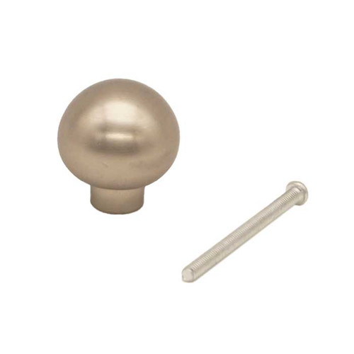 Orca Hardware Bi-Fold Door Knob, Dome Design, Satin Nickel