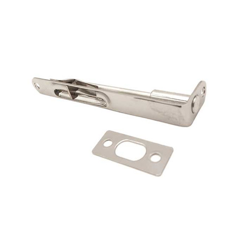 Orca Hardware 6" Flush Bolt With Round Corners, Bright Polished Chrome