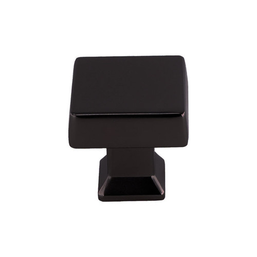 Orca Hardware Ck-21037 Olympus Cabinet Knob Collection, Square Pull, 29.8mm Diameter, Zinc Alloy, Matte Black