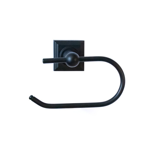 Orca Hardware Harstine Euro Toilet Paper Holder, Matte Black