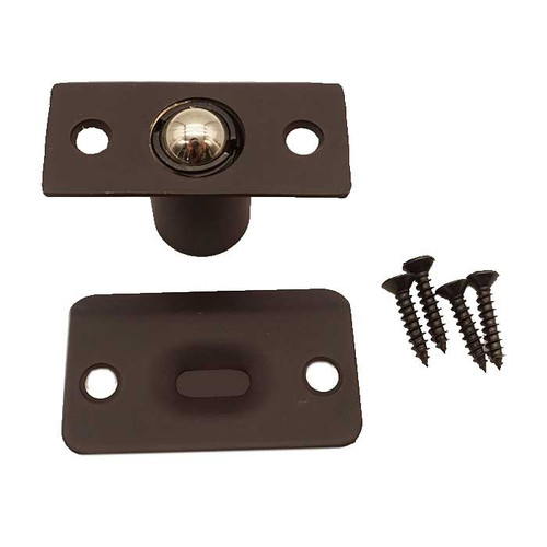 Orca Hardware Square Corner Ball Catch With Radius Strike Cabinet, Matte Black Orca Hardware Square Corner Ball Catch With Radius Strike Cabinet, Matte Black