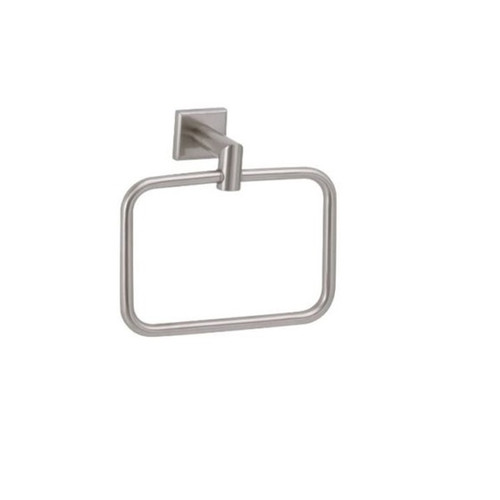 Orca Hardware Ripple Towel Ring, Satin Nickel