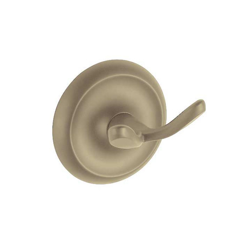 Orca Hardware Whidbey Double Robe Hook, Satin Nickel