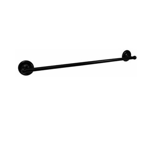 Orca Hardware Whidbey 24 Inch Towel Bar Set, Matte Black