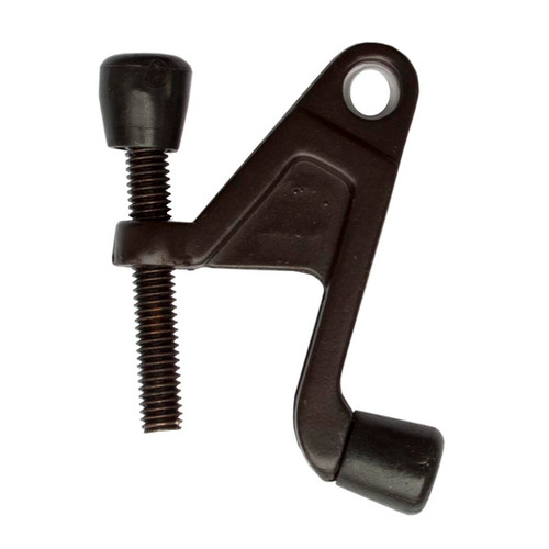 Orca Hardware Hd Hinge Pin Door Stop Heavy Duty, With Black Tip, Zinc Alloy, Oil Rubbed Dark Bronze