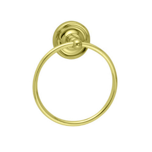 Orca Hardware Blakely Towel Ring, Satin Brass