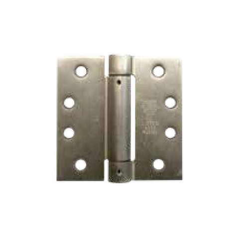 Orca Hardware Spring Steel Hinge 4" X 4" X Square Corner, Satin Chrome
