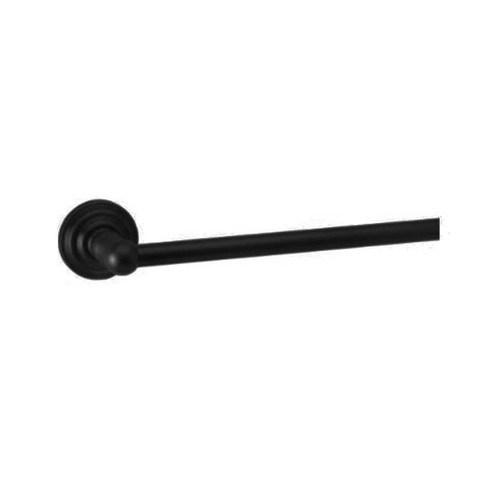 Orca Hardware Waldron 24 Inch Towel Bar Set, Matte Black