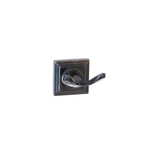 Orca Hardware Harstine Double Robe Hook, Oil Rubbed Bronze