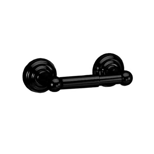 Orca Hardware Waldron Toilet Paper Holder W/Plastic Tube With Plastic, Matte Black