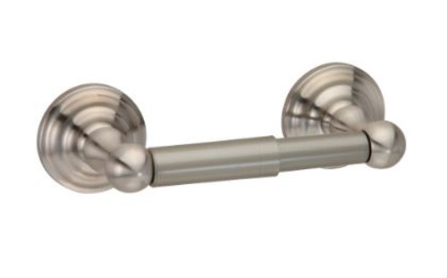 Orca Hardware Waldron Toilet Paper Holder W/Plastic Tube With Plastic, Satin Nickel