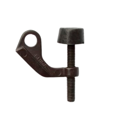 Orca Hardware Hinge Pin Door Stop, With Black Tip, Zinc Alloy, Oil Rubbed Dark Bronze-TH-HPDS-10B