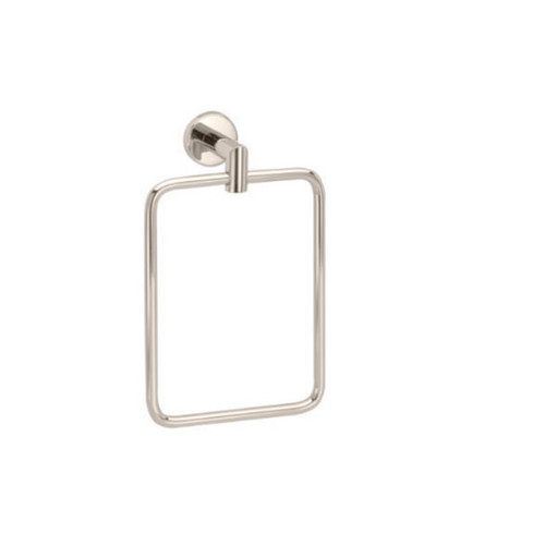 Orca Hardware Swirl Towel Ring, Satin Nickel