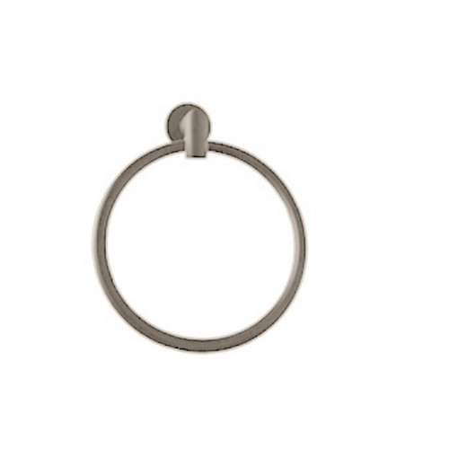 Orca Hardware Swirl Towel Ring, Us15, Satin Nickel-3661-SN