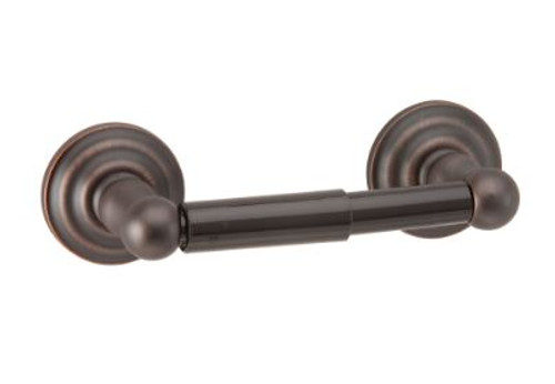 Orca Hardware Waldron Toilet Paper Holder W/Plastic Tube With Plastic, Oil Rubbed Bronze