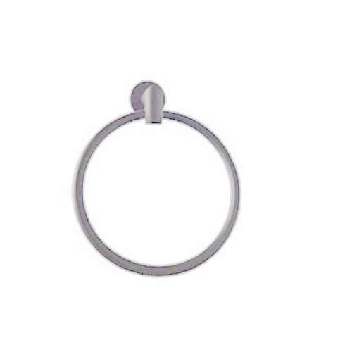 Orca Hardware Swirl Towel Ring, Polished Chrome-3661-CH