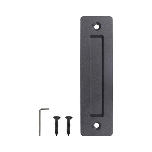 Orca Hardware Barn Door Flush Pull 8.62", Matte Black Orca Hardware Barn Door Flush Pull 8.62", Matte Black