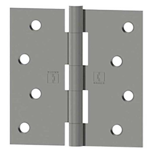 Hager Full Mortise Residential Hinge Square Corner Plain Bearing Steel 3-1/2" X 3-1/2", Satin Chrome