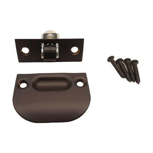 Orca Hardware Adjustable Roller Catch Standard Duty, Oil Rubbed Dark Bronze