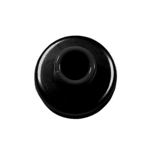 Orca Hardware Dome Wall Door Stop, Concave, Matte Black
