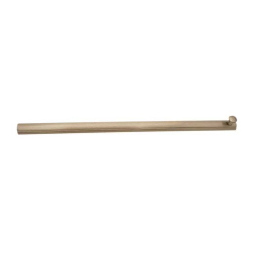 Orca Hardware 12" Surface Bolt With Concealed Screws, Satin Nickel