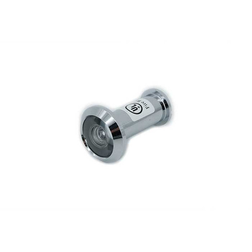 Orca Hardware 180 Degree Ul Door Viewer Listed, 9/16" Bore Diameter, Bright Polished Chrome