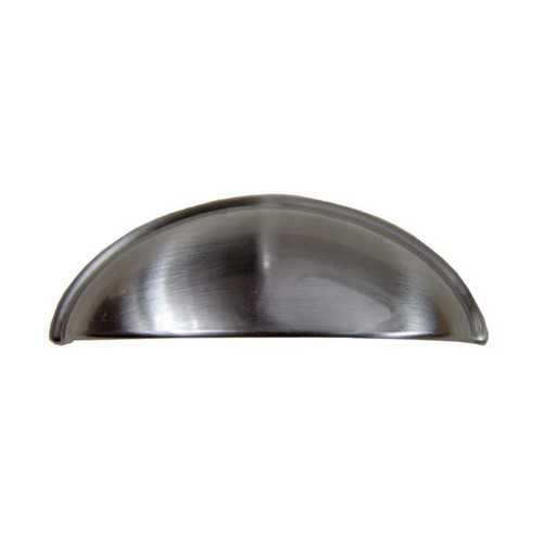Orca Hardware Cp-44300 Cup Pull Cabinet, Bachelor Collection, 3 Inch Center To Center, Zinc Alloy, Satin Nickel