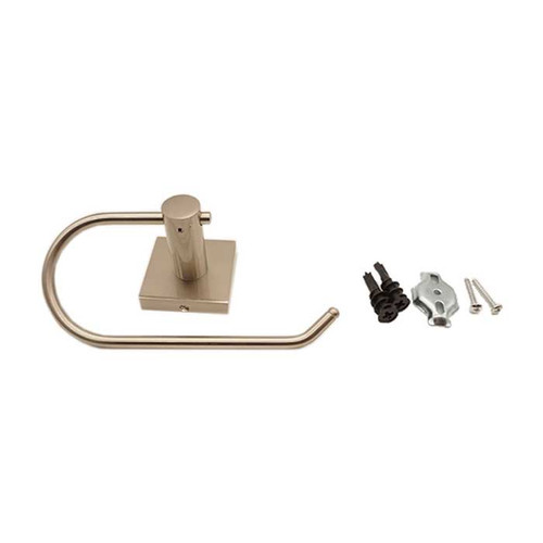 Orca Hardware Vashon Curved Euro Toilet Paper Holder, Satin Nickel