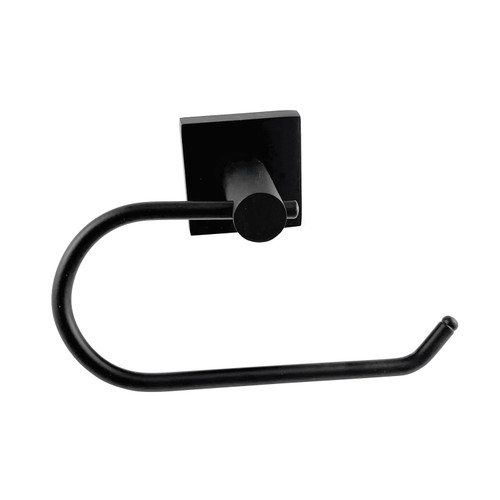 Orca Hardware Vashon Curved Euro Toilet Paper Holder, Matte Black